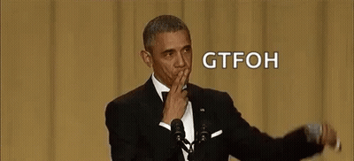 Barack Obama In Tuxedo Giving Speech At Podium GIF