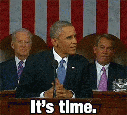 Barack Obama It Is Time GIF