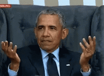 Barack Obama Making Funny Face GIF