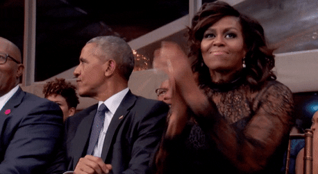Barack Obama Michelle Obama Grooving GIF