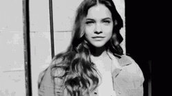 Barbara Palvin Giving Sweet Kiss GIF