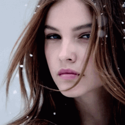 Barbara Palvin In Snow Place GIF