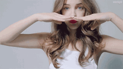 Barbara Palvin Serious Face GIF