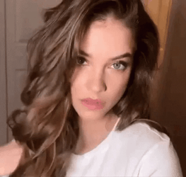 Barbara Palvin Smiling In To Camera GIF