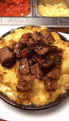 Barbeque Brisket Toppings GIF