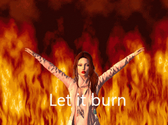 Barbie Doll Let It Burn GIF