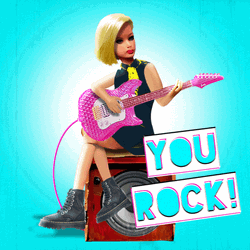 Barbie You Rock Meme GIF