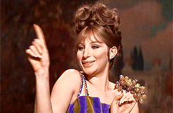 Barbra Streisand Pointing GIF