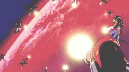 Bardock Explosion GIF
