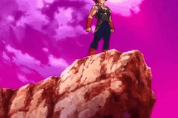Bardock Standing And Looking GIF