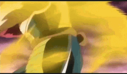 Bardock Throwing Villain GIF