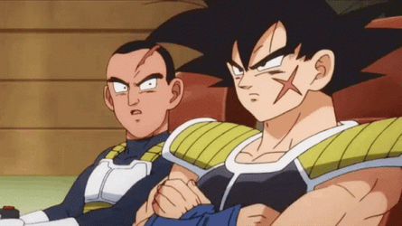 Bardock Walking Out GIF