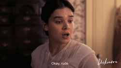 Bare Face Dickinson Hailee Steinfeld How Rude GIF