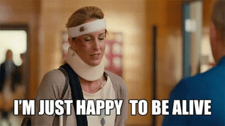 Barely Happy To Be Alive GIF
