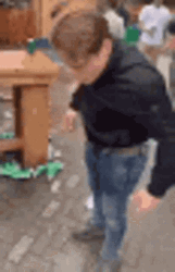 Barf Drunk Man Puking GIF