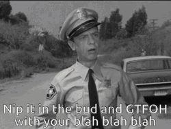 Barney Fife Being Furious GIF