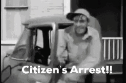 Barney Fife Citizen's Arrest GIF