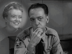 Barney Fife Daydreaming GIF