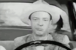Barney Fife Driving A Car GIF