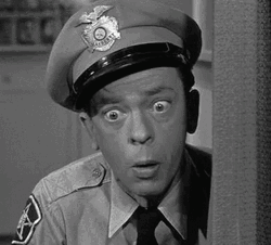 Barney Fife Heard Something GIF