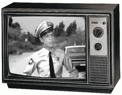 Barney Fife On A TV GIF