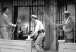 Barney Fife Playing In The Cell GIF