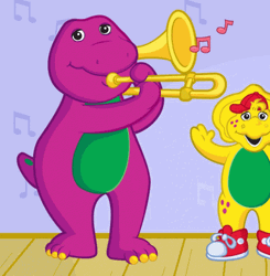 Barney Making Music GIF