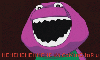 Barney Meme Evil Laugh GIF