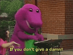 Barney Playing A Piano GIF