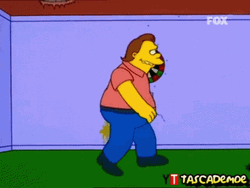 Barney Sliding Down GIF