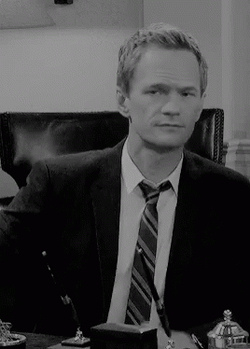 Barney Stinson Hand Cross GIF