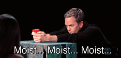 Barney Stinson Water Gun Moist Moist Moist GIF