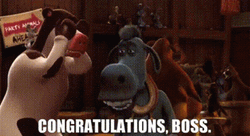 Barnyard Congratulations Boss GIF