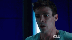 Barry Allen The Flash Scared Shocked Sweating