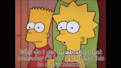 Bart Simpson And Lisa Simpson From The Simpsons GIF