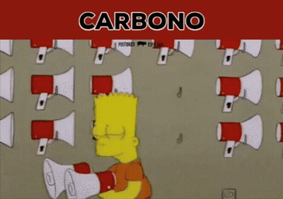 Bart Simpson And Megaphone Wall With Carbono GIF