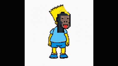 Bart Simpson DJ Mavstar GIF