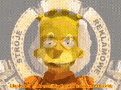 Bart Simpson File Sharing Made Possible Not 2010 GIF