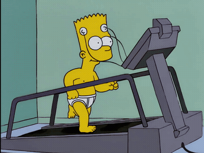 Bart Simpson Giving Peace Sign GIF