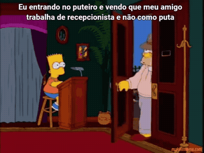 Bart Simpson Giving Speech Eu Entrando No Puteiro GIF