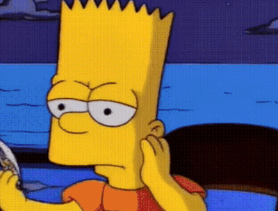 Bart Simpson Hand To Ear GIF