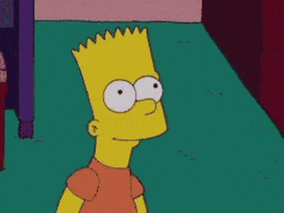 Bart Simpson Holding Cake That Says At Least You Tried GIF