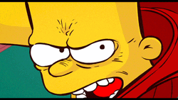 Bart Simpson Impersonating Akira Motorcycle Slide