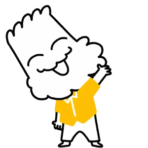 Bart Simpson In Yellow Jacket Sticker