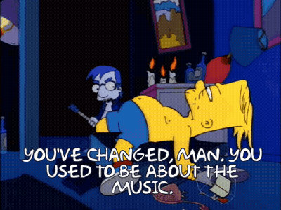 Bart Simpson Laying On Floor You've Changed Man GIF
