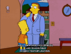 Bart Simpson Lionel Hutz Assemble Team Of Lawyers GIF