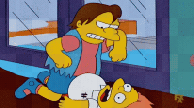 Bart Simpson Lying On Floor GIF