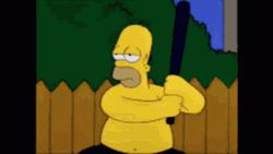Bart Simpson Ninja Mode GIF