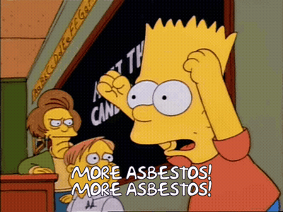 Bart Simpson Saying More Asbestos GIF
