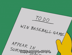 Bart Simpson To-Do Checklist GIF
